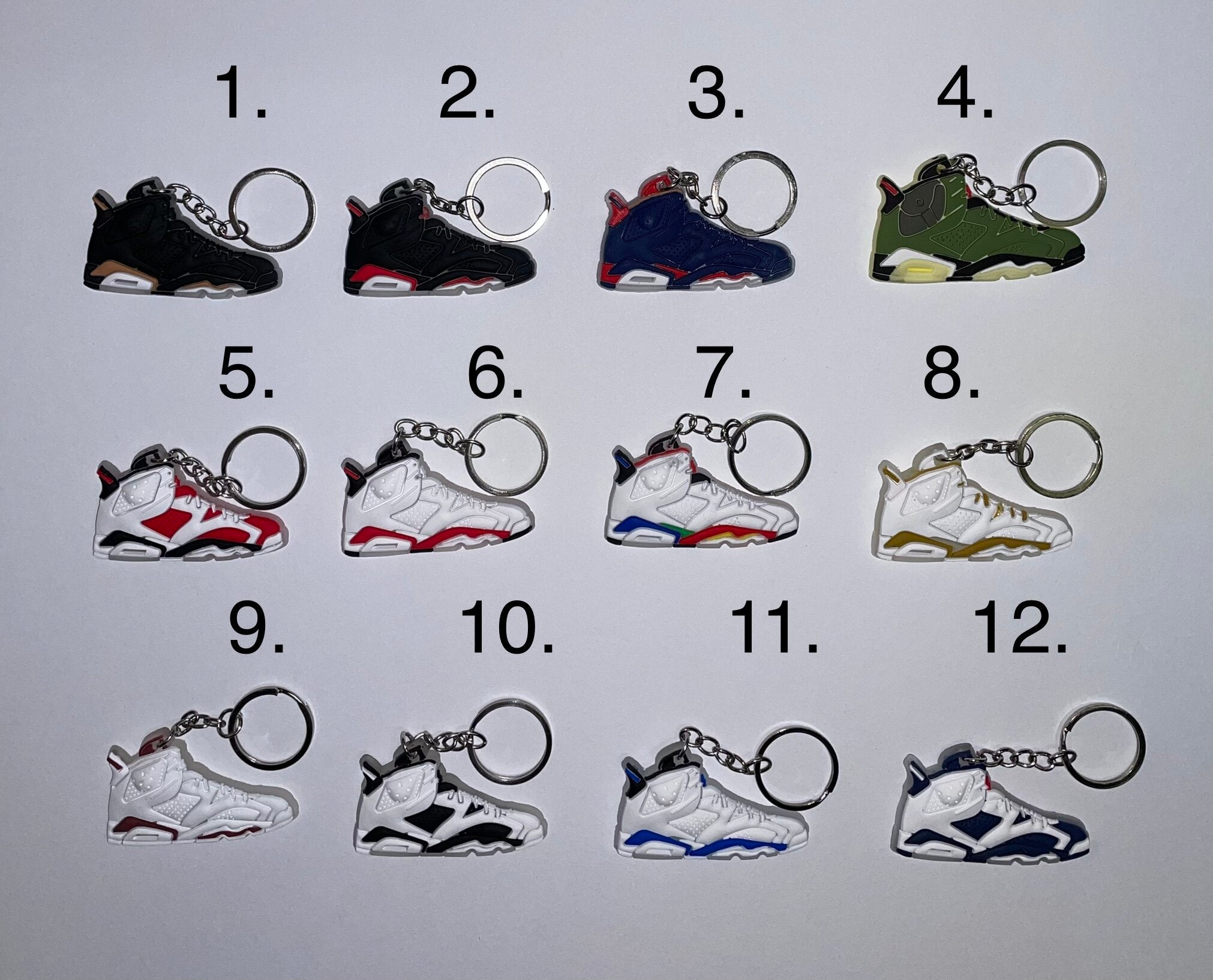 Jordan 6 Keychain llctopnotch