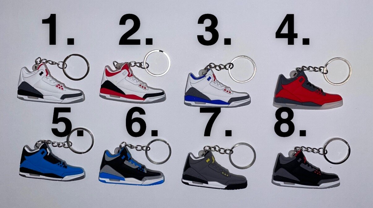 Jordan 3 Keychain - llctopnotch